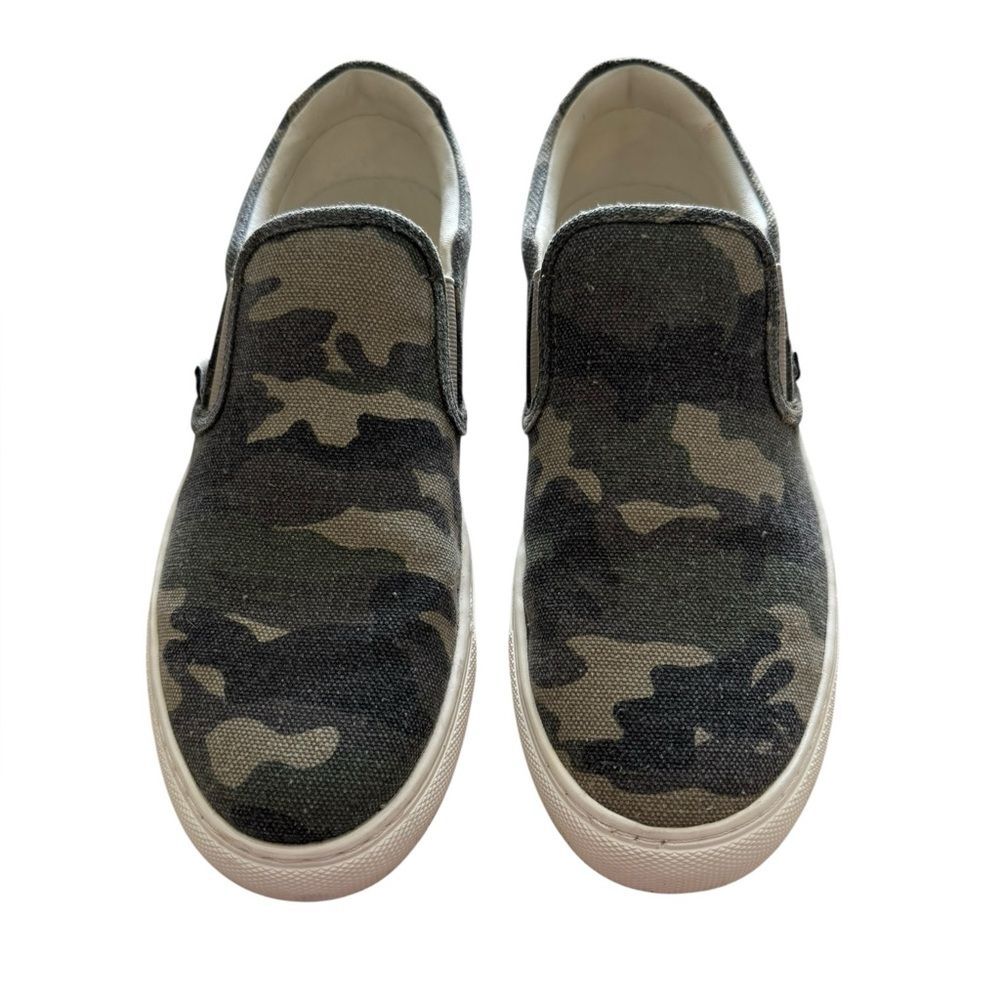 J. Crew Camo Slip-On Sneakers 8.5 - Picture 4 of 15